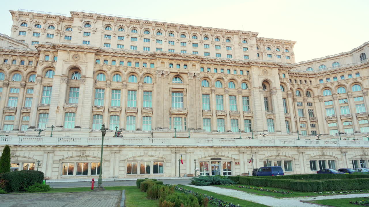 Palace of Parliament building in Bucharest, Romania