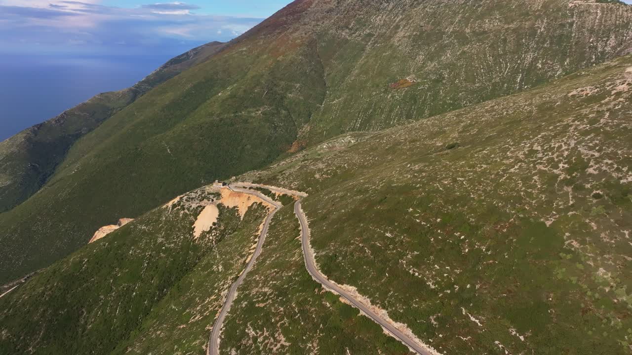Dukat Valley Views from Llogara Pass in Albania's Ceraunian Range
