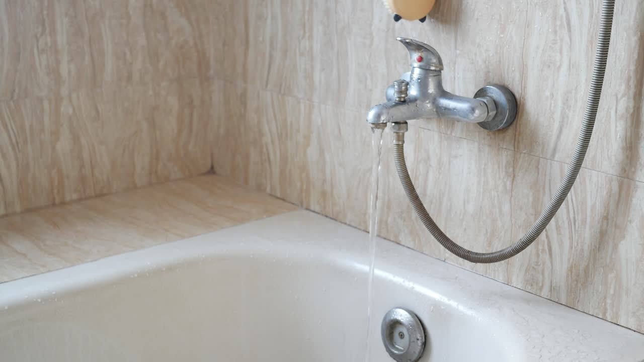 Water Running in a Bathtub