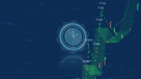 Animation-of-data-processing-over-clock