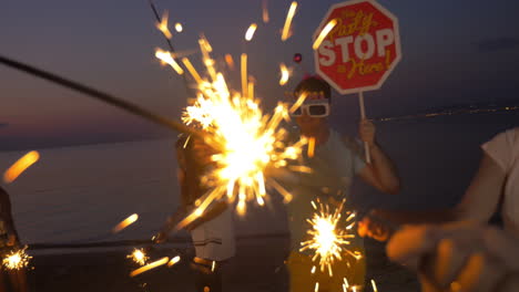 Night-beach-party-with-sparkles