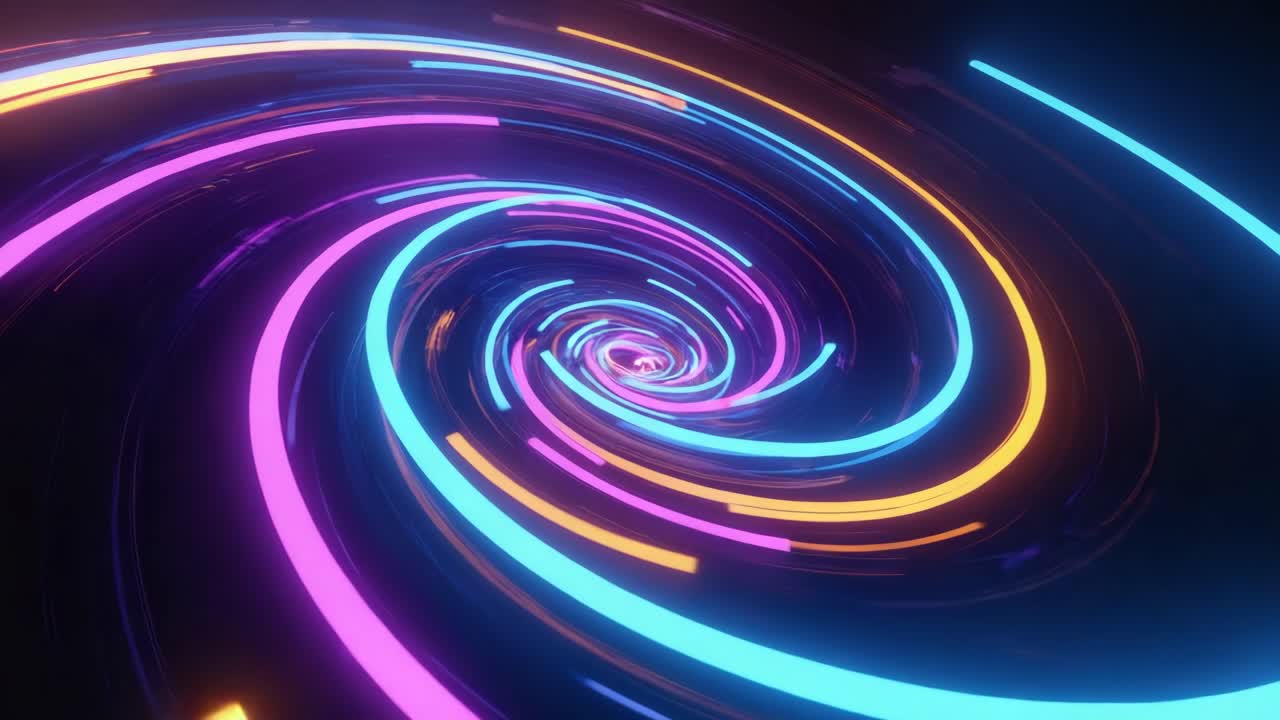 Abstract Neon Tunnel