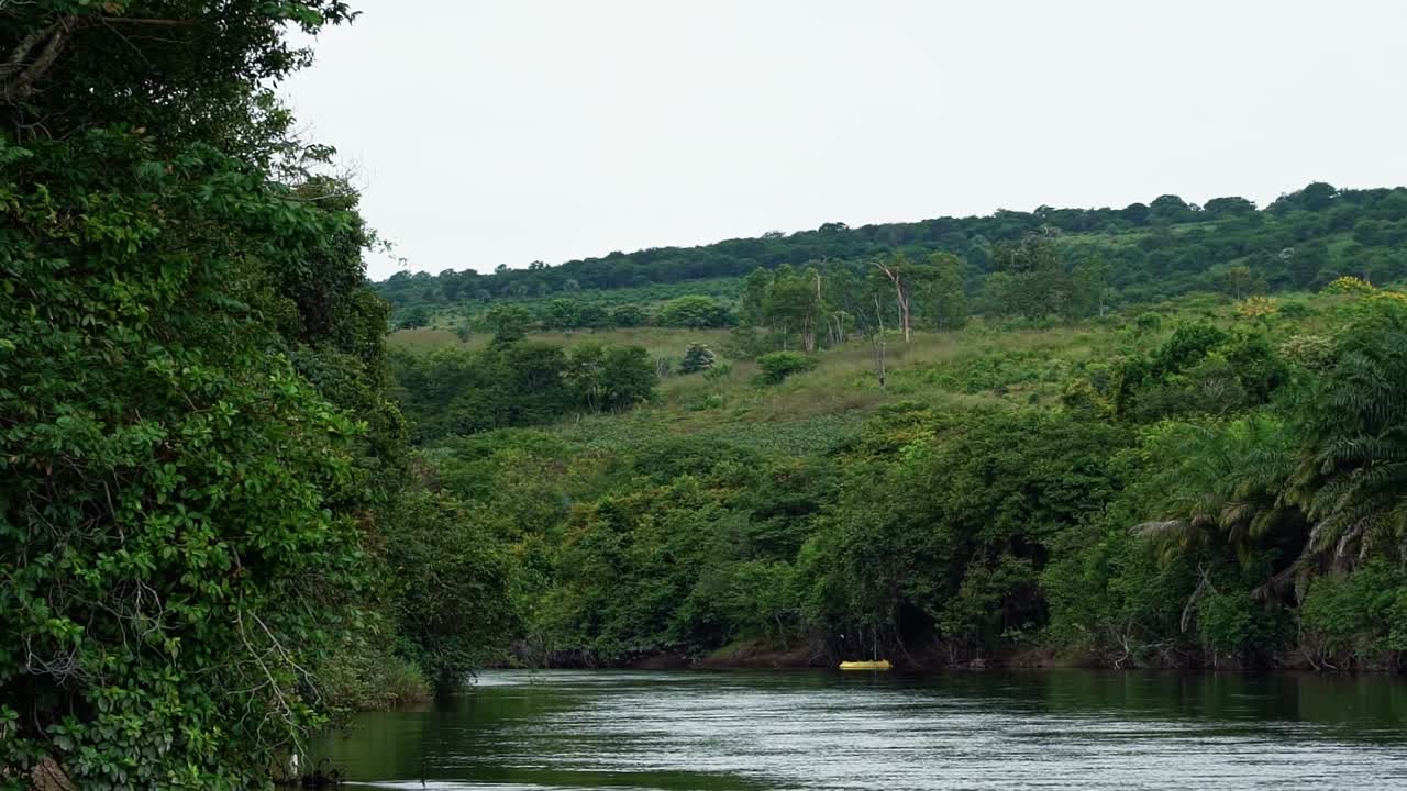 inclinándose hacia abajo tiro en cámara lenta desde el medio