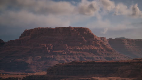 aerial view of red rock canyon