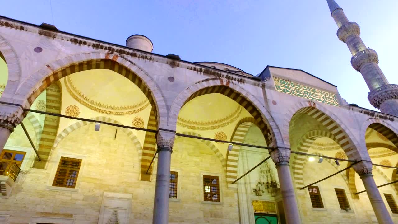 estambul. mezquita del sultán ahmet, también conocida como mezquita azul.