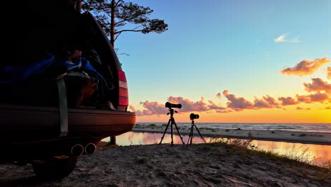 sunset photography at the beach