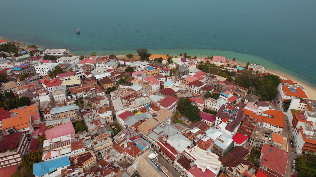 vista aérea de la isla de zanzíbar en tanzania