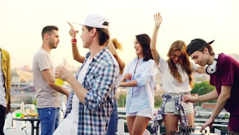 rooftop party fun