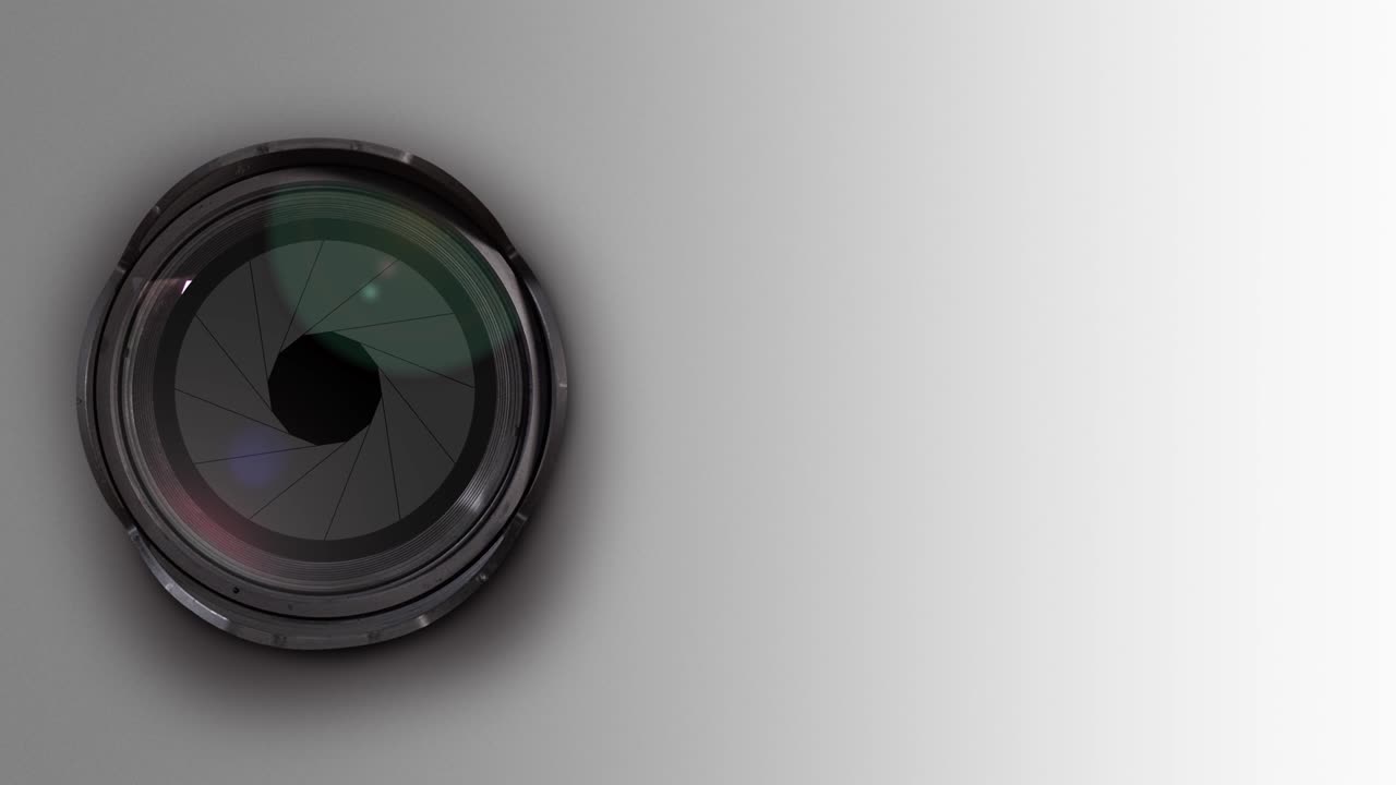 apertura del diaframma sull'obiettivo fotografico