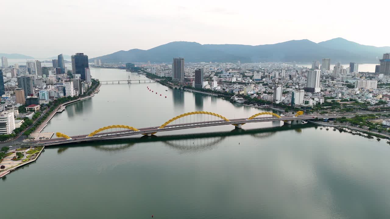 Flycam Dragon Bridge | Danang city - Vietnam