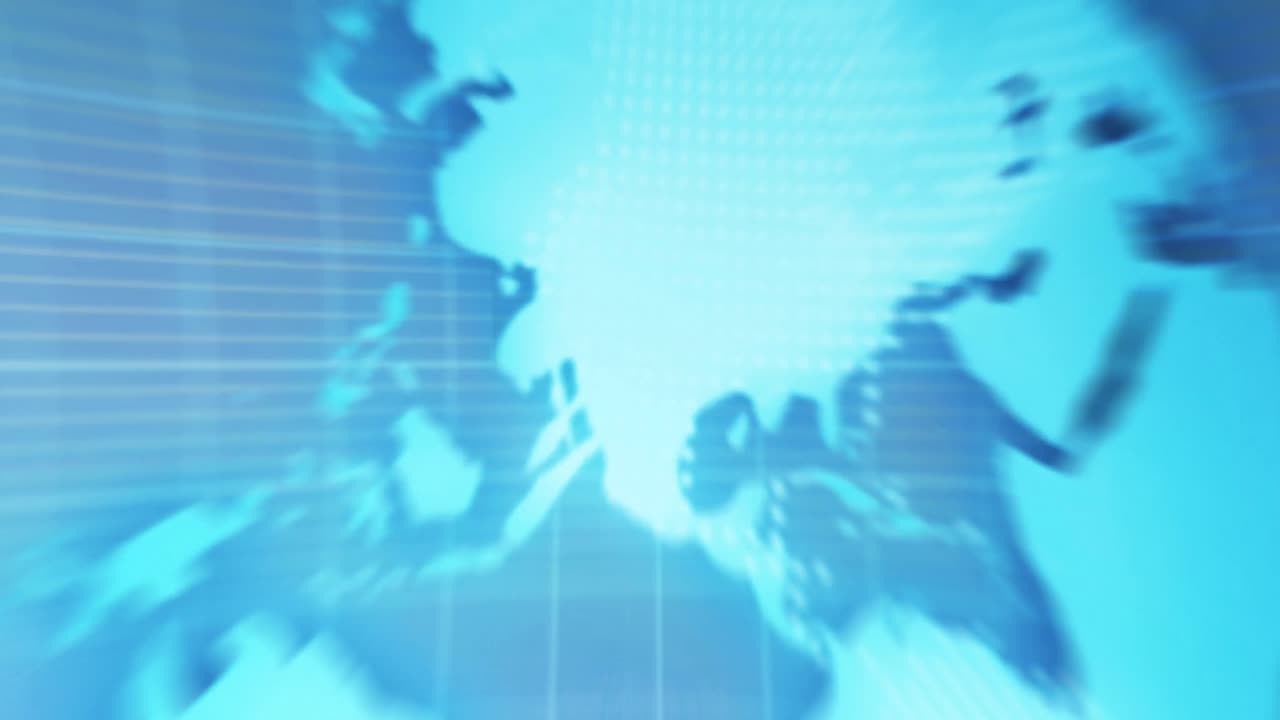 스 ⁇  스캔, 통계 기록, 지구 회전 및 데이터 처리 스크린의 애니메이션