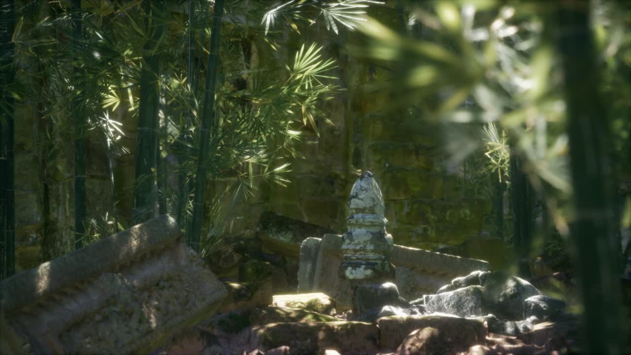 ⁇ 보디아 앙코르 와트 지역에 있는 유명한 사원의 유적