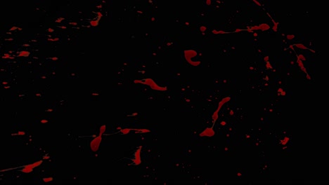 blood spatter with alpha background 11