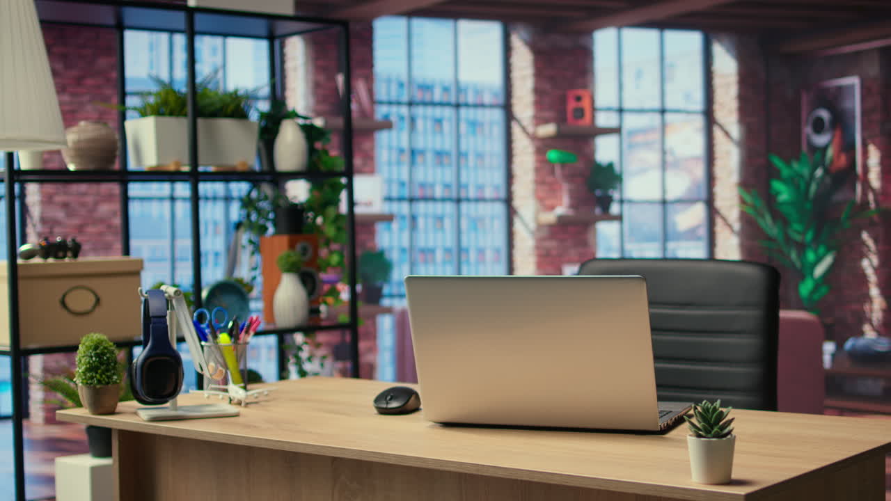 넓은 거실이 있는 고급스러운 분위기를 가진 현대적인 아파트