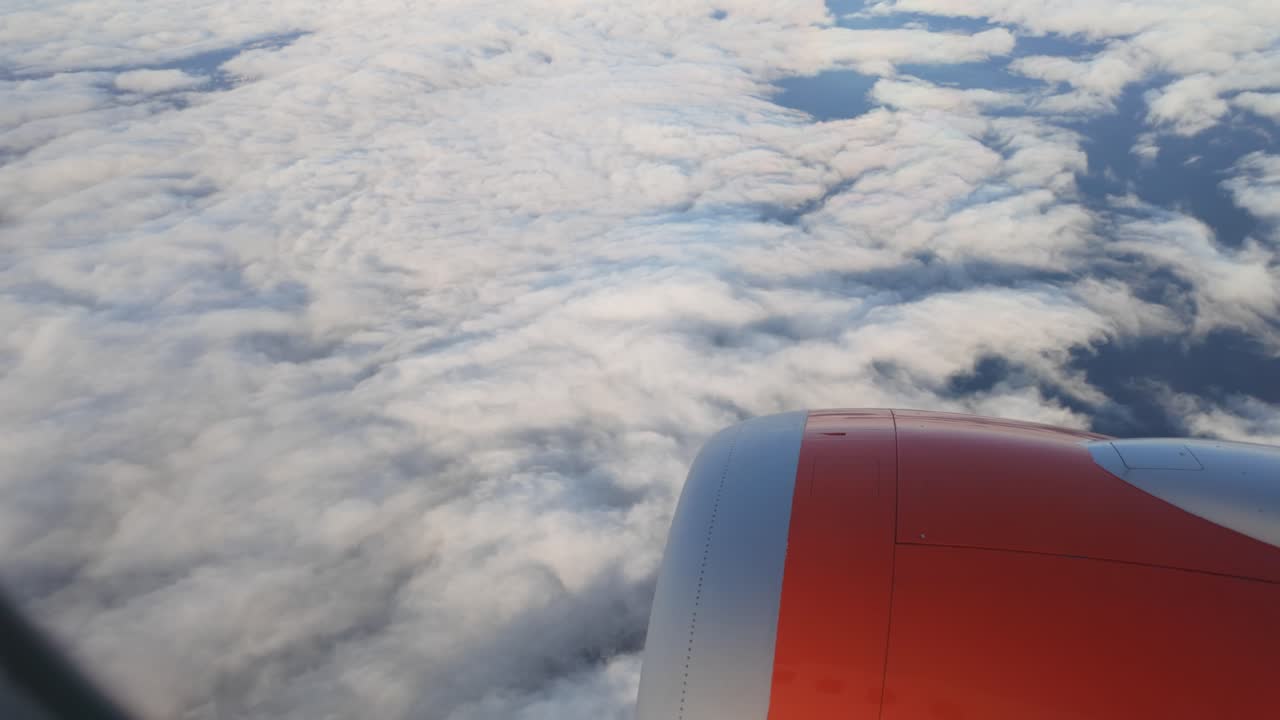 Flying Above The Clouds In Canadian Spring Time