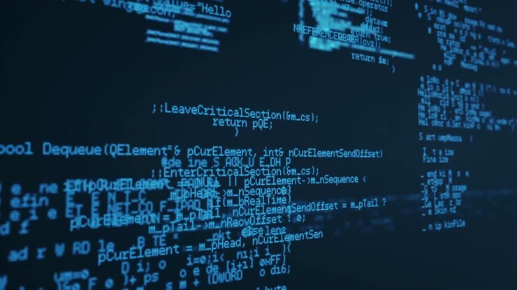 Digital animation of matrix