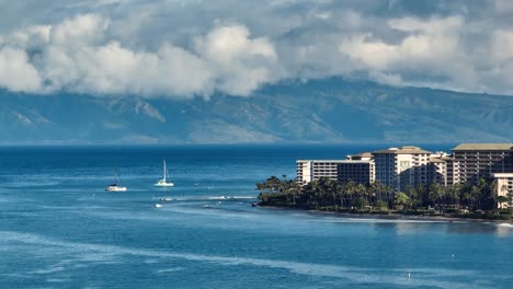 Hotels,-Erholungsorte-Und-Tourismus-In-Kaanapali,-Maui