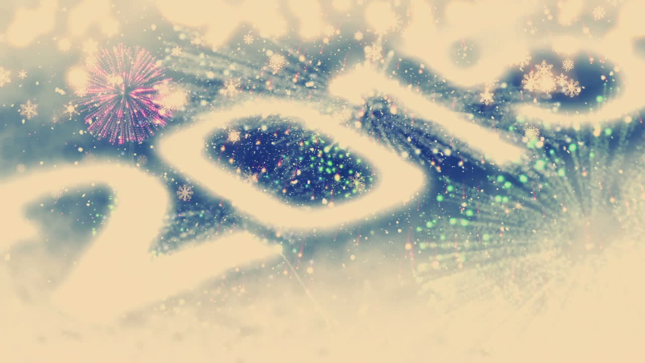 폭발하는 불꽃놀이와 함께 2015