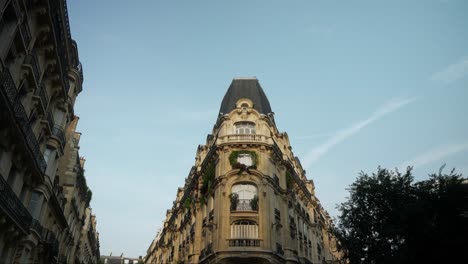 parisian corner building