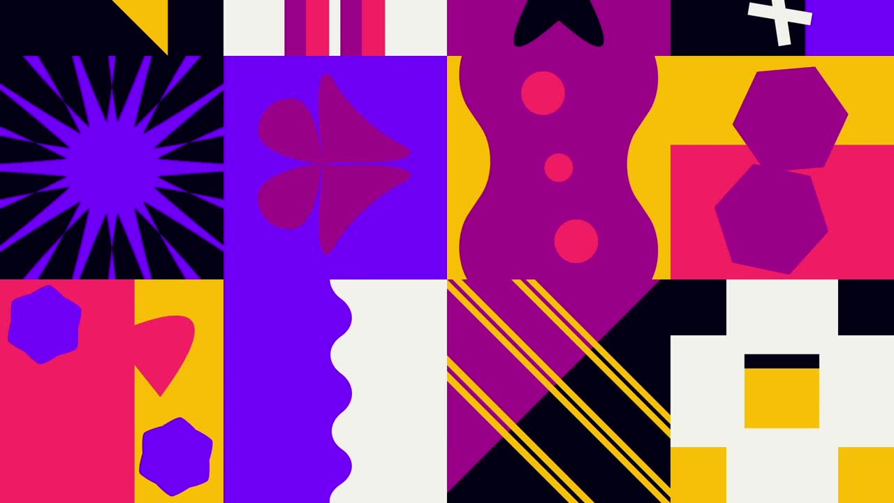 Geometric Backgrounds - Customizable editable video template