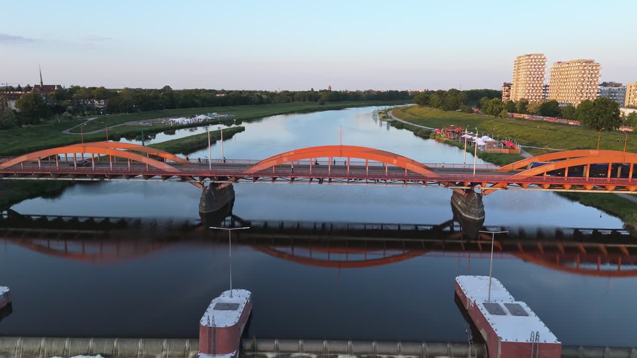 River Crossings, Transportation Infrastructure, Flood Technology, Aerial