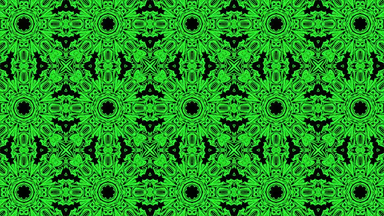 rayas abstractas efecto caleidoscopio. ondas líquidas verdes fondo de movimiento abstracto corporativo. bucle sin costuras. formas de movimiento contorno borde. rayas de onda. animación de video vj, 4k