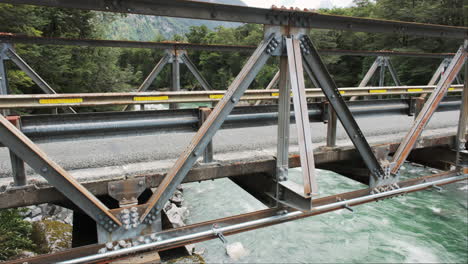 Sturdy-bridge-over-mountain-river-in-New-Zealand