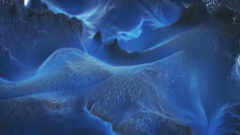 glowing blue abstract background 3d render seamless loop animation