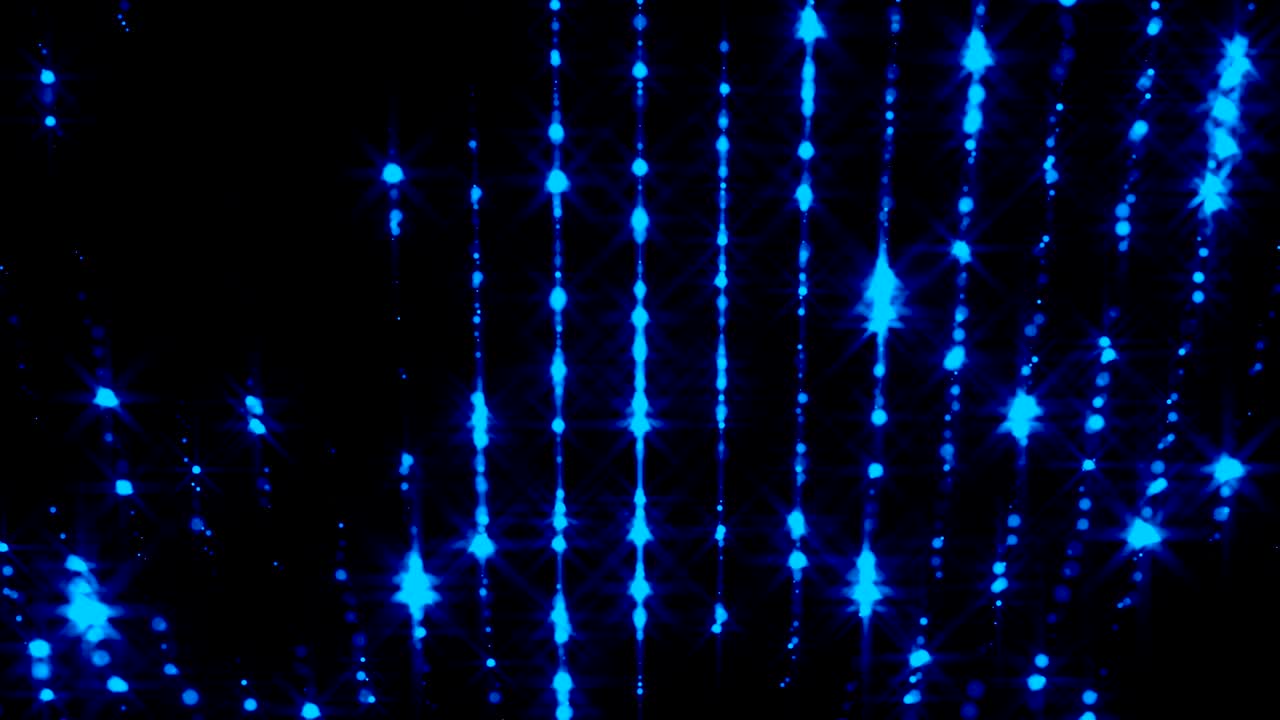 filas de luces led brillantes con encendido aleatorio, fondo generado por computadora