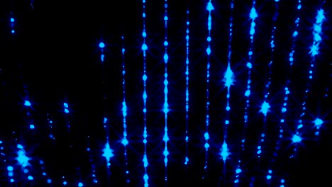 rows of glitter led lights with random switch on, computer generated background