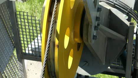 cable car lifting wheel mechanism