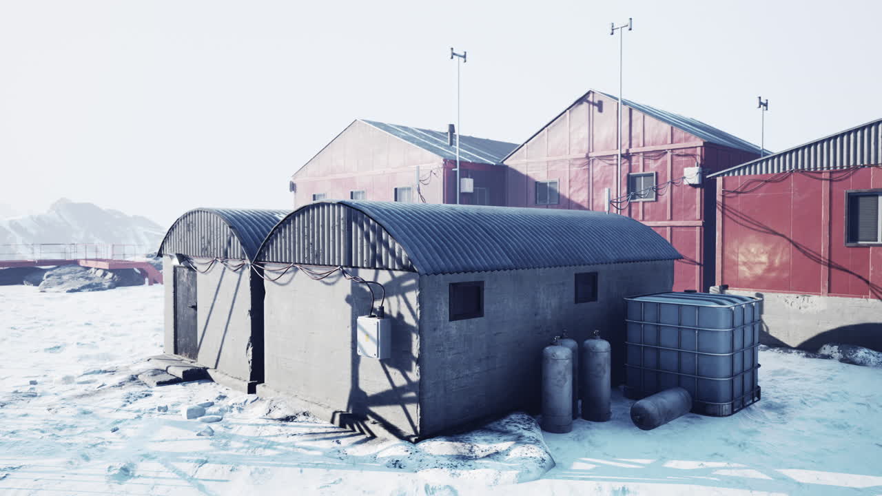 산 꼭대기 에 있는 기상국