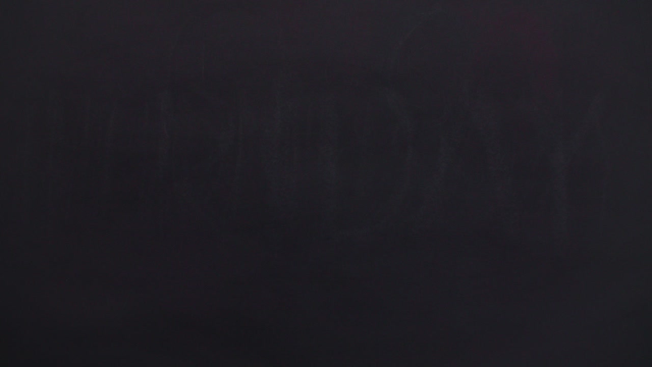 Word 'saturday' written on the blackboard