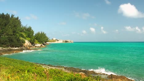 bermuda east coastline look towards fort st. catherine.