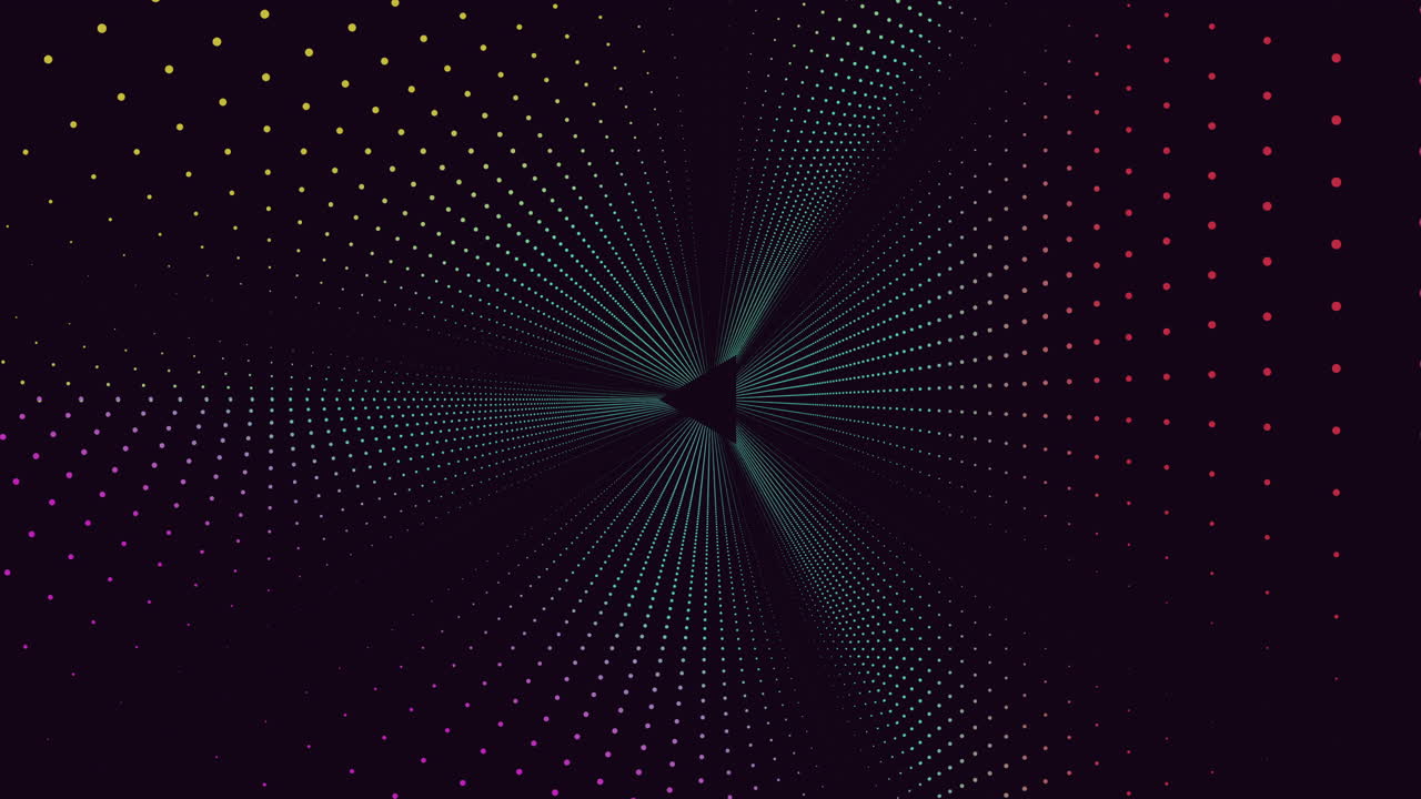 Dynamic monochrome background with radiating colorful lines