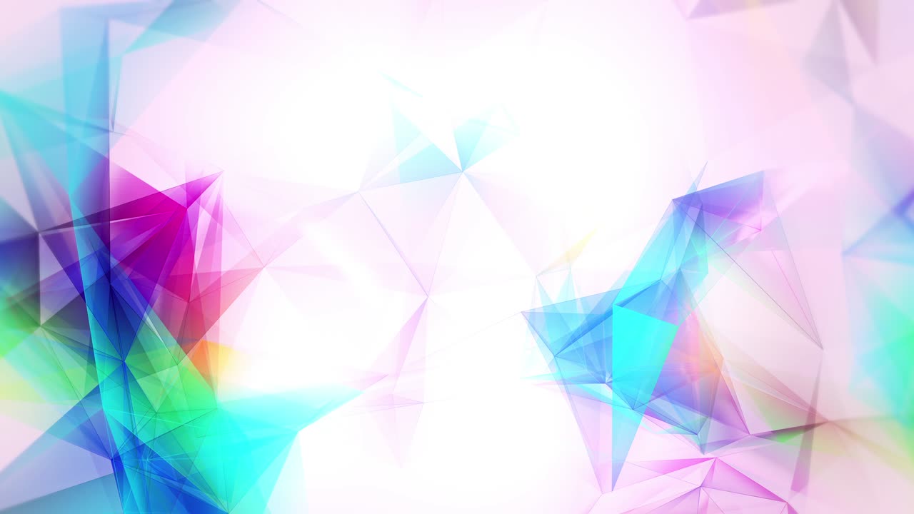 animación abstracta de formas modernas bucle de color