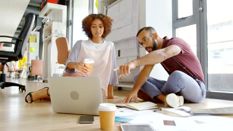 architect working together in office 4k