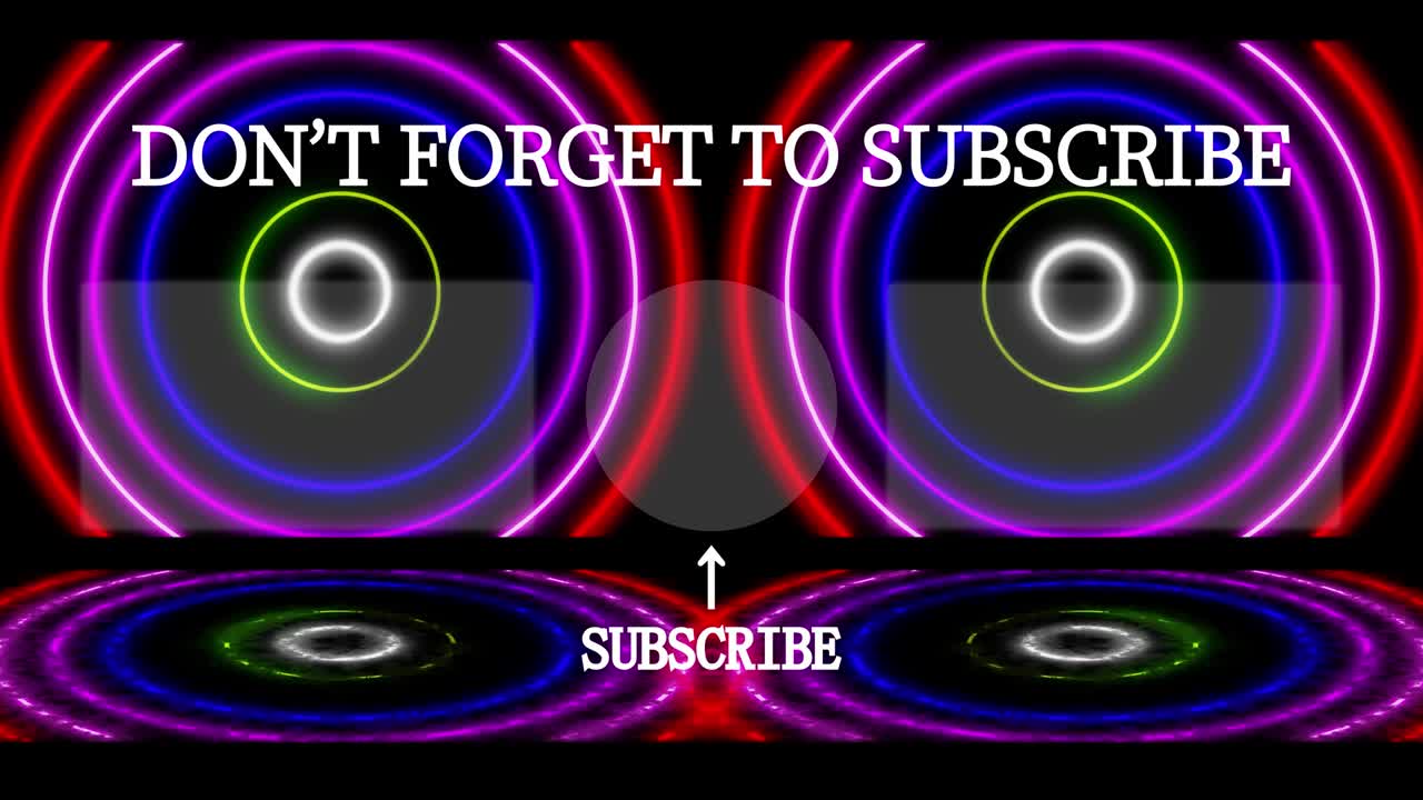 patrón de signo de neón tarjeta de finalización pantalla de finalización gráficos de movimiento