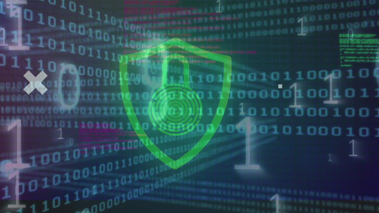 animación de la codificación binaria en todo el mundo