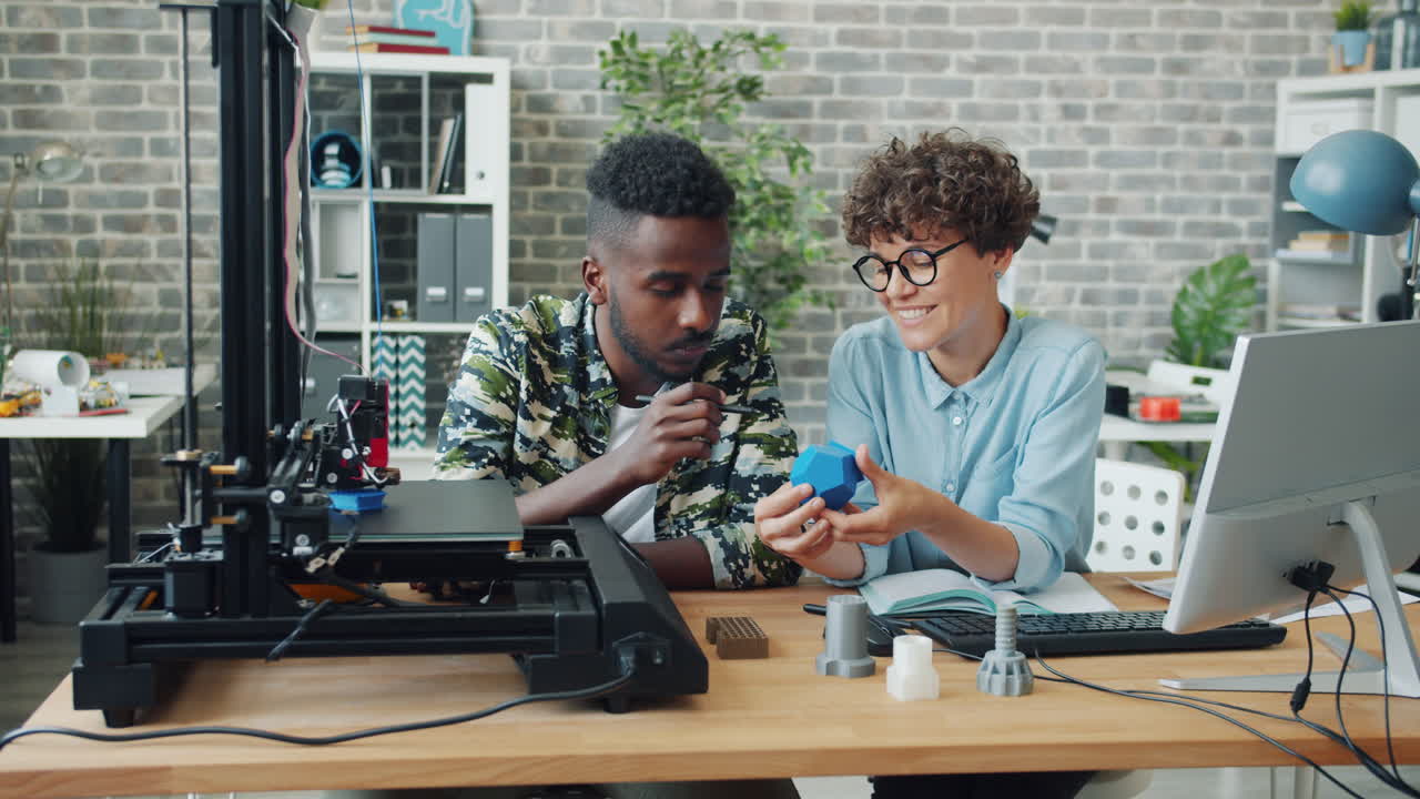 Teamwork in 3D Printing Project