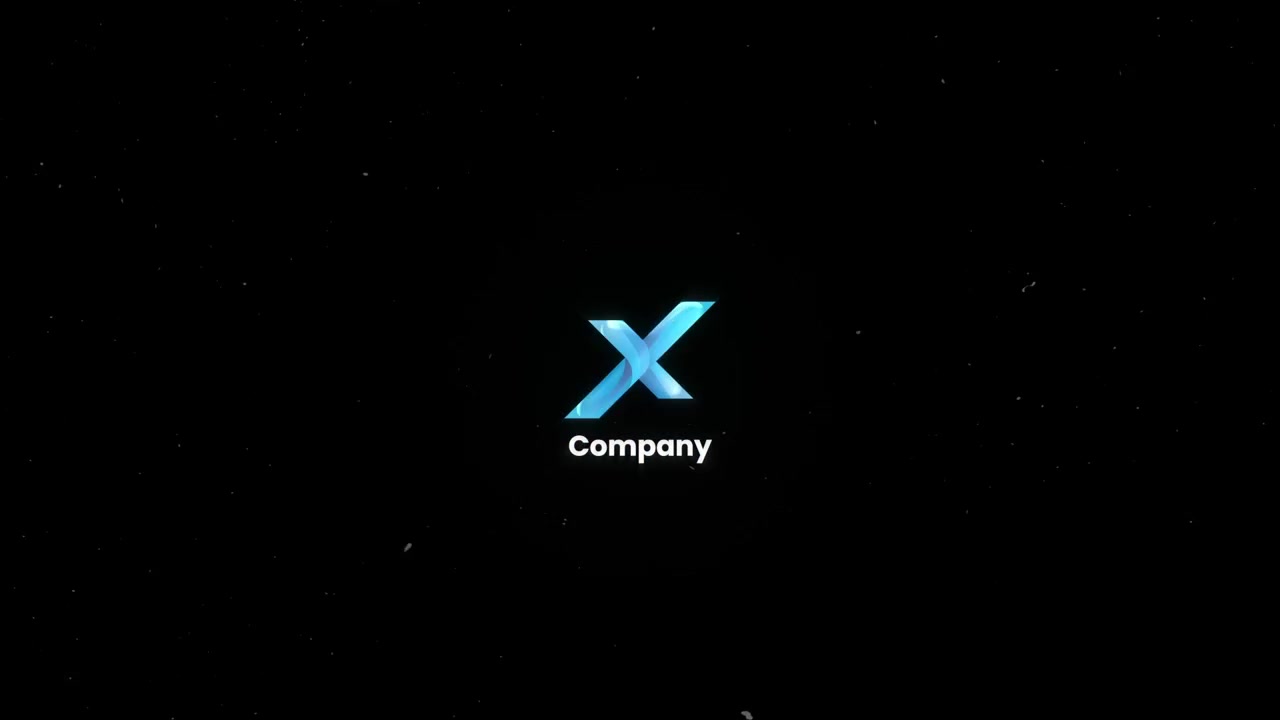 A high-energy logo reveal with dynamic animation