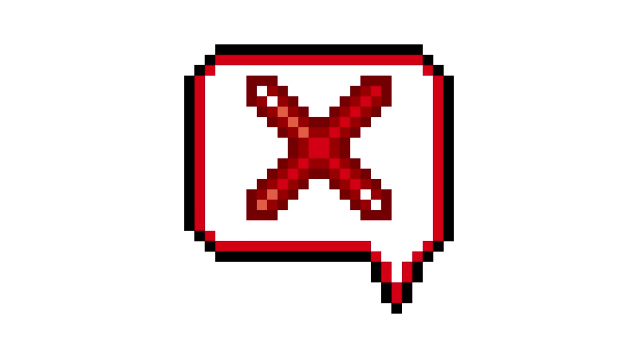 Pixel Art Pop-up Icon Animation with Cross in Speech Bubble (4).mov