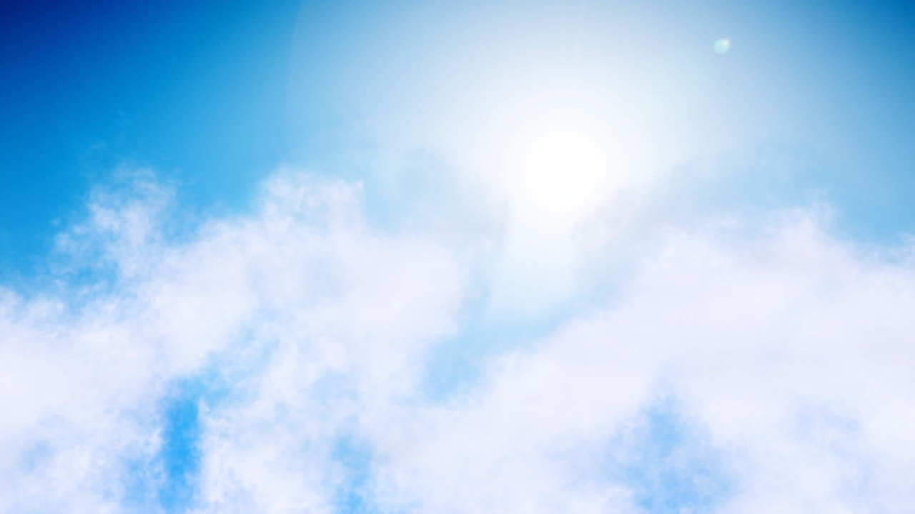 하늘을 보여주는 애니메이션