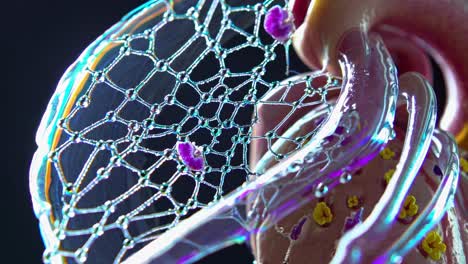 3D Rendering of Heart Valve Replacement Procedure