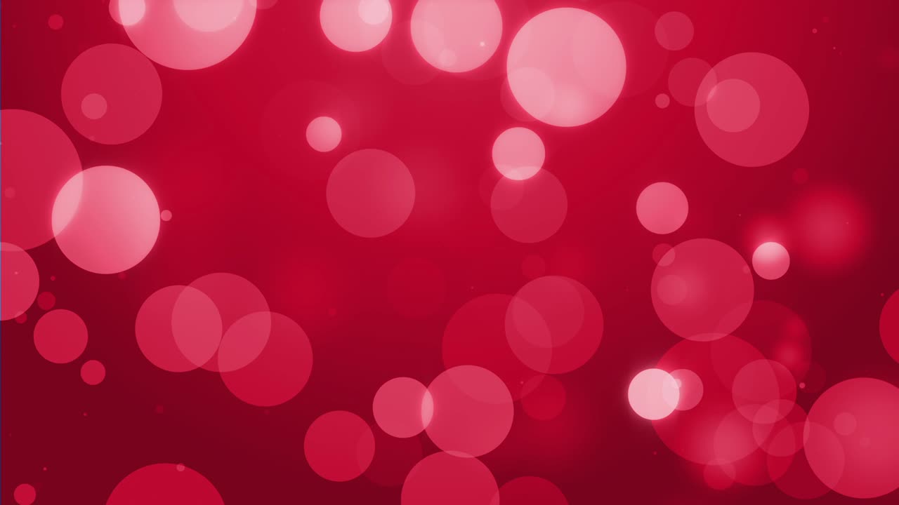 4k 레드 보케 애니메이션 배경 원활한 루프