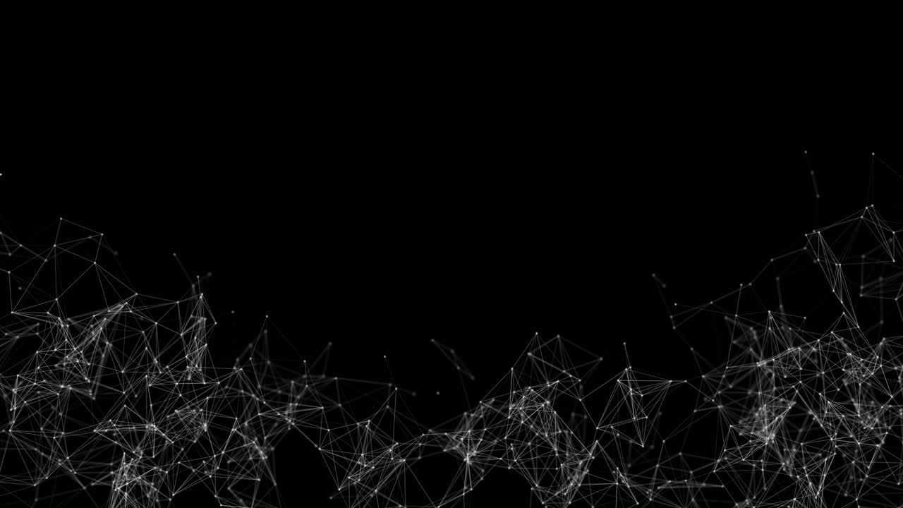 4k abstract loop futuristic technology background with lines and dots