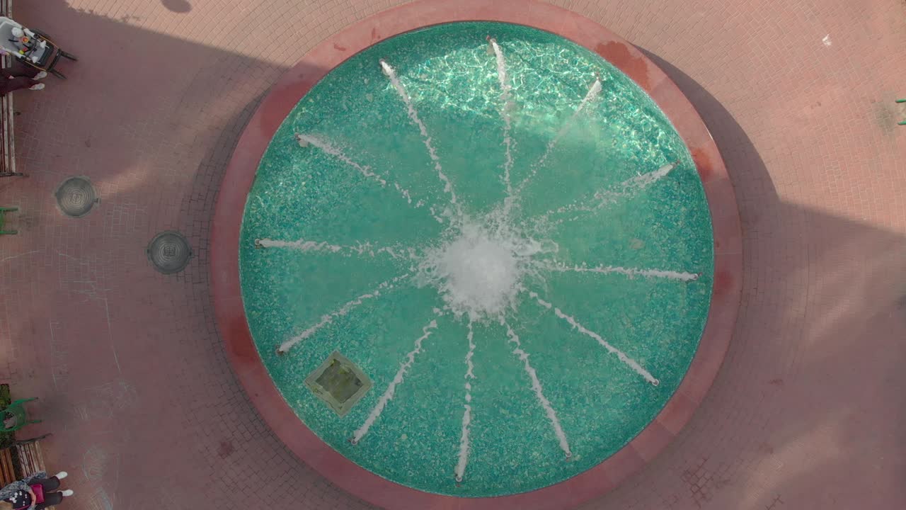 Fountain Water Aerial