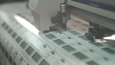 polygraphy, laser cutting of sheets