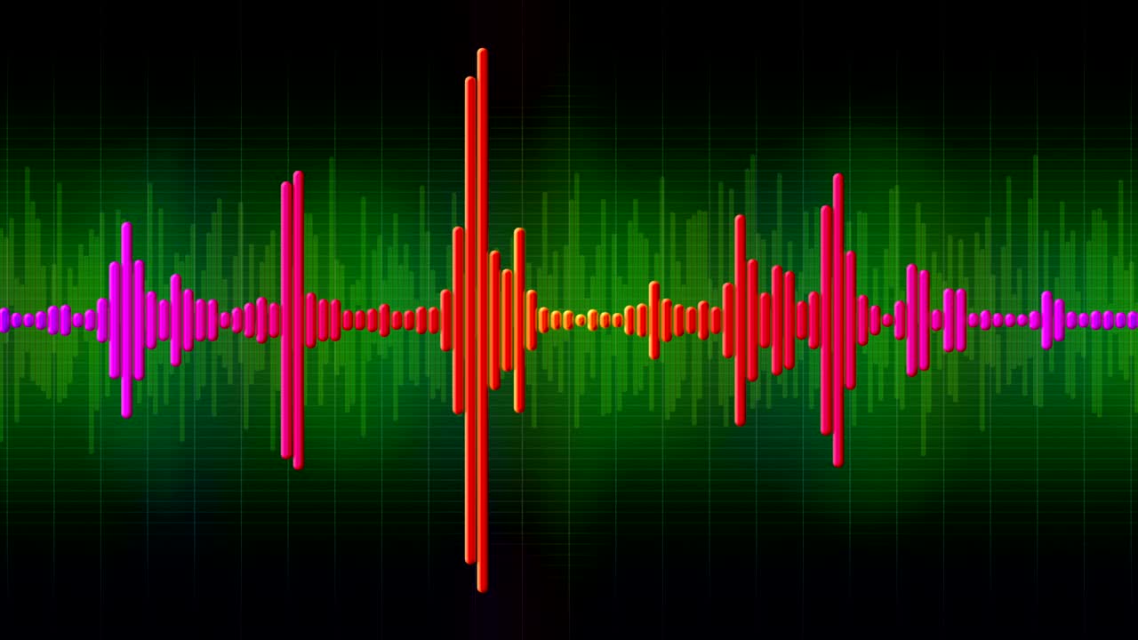 simulación del espectro de audio