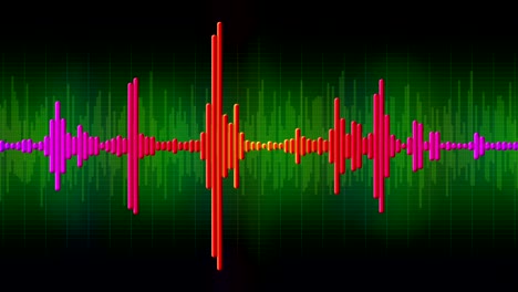 simulación del espectro de audio